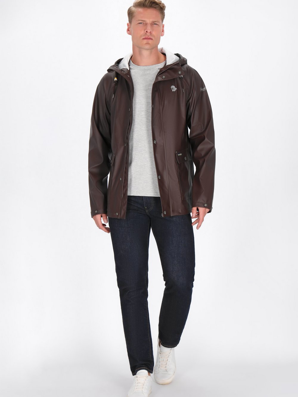 Schmuddelwedda Jacke Herren braun, M