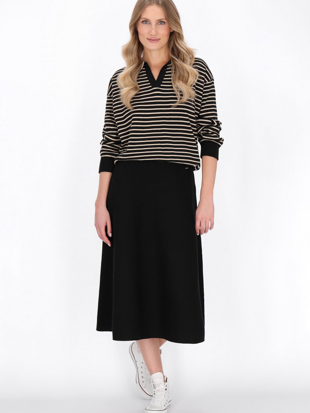 Thumbnail - Dreimaster Rock Damen Viskose schwarz, M/L