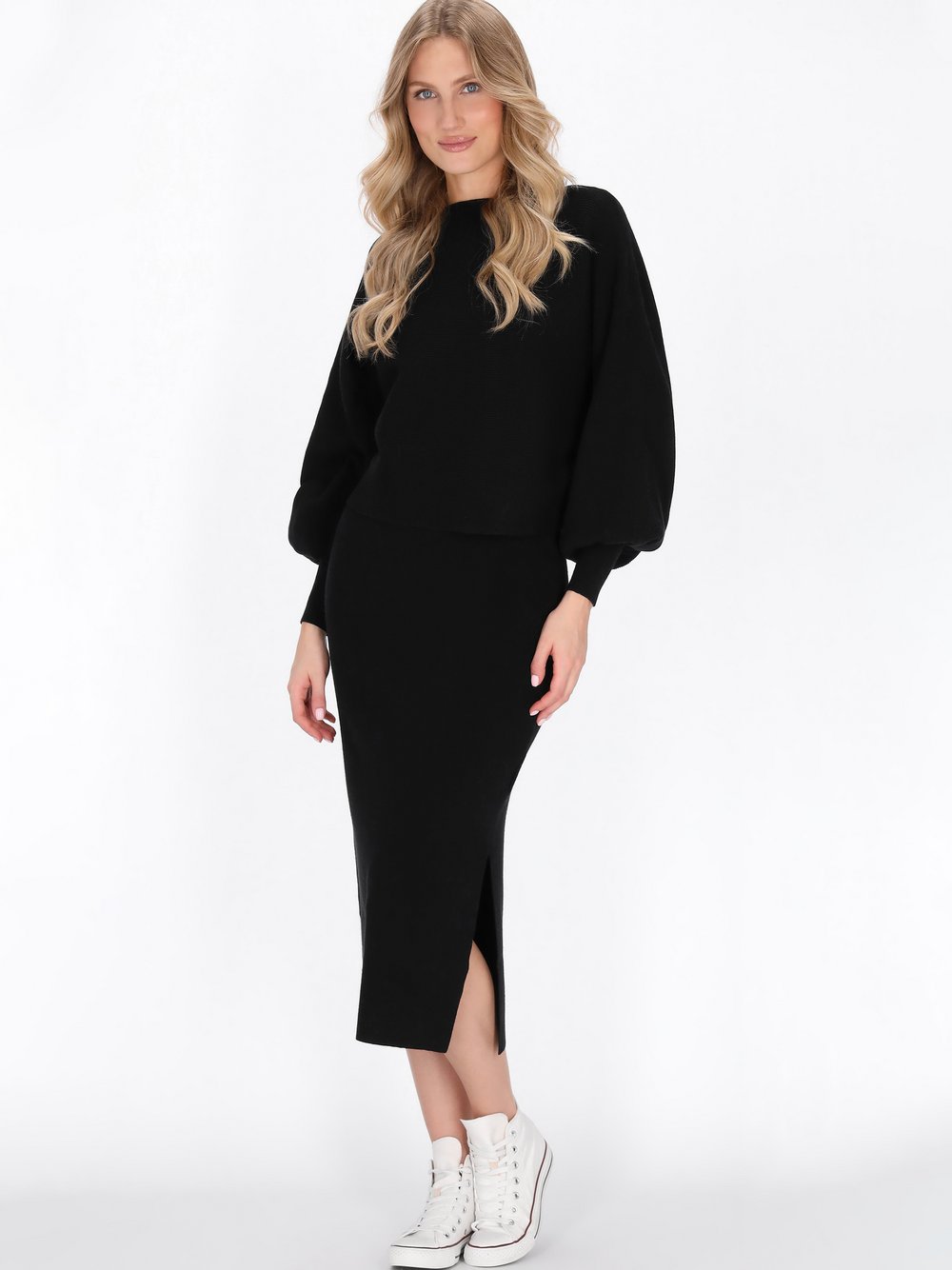 Dreimaster Rock Damen Viskose schwarz, M/L