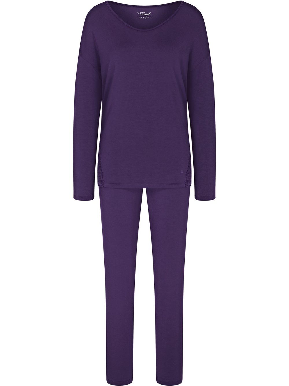 Thumbnail - Triumph Pyjama Damen lila bedruckt, 46
