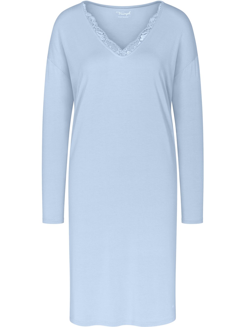 Thumbnail - Triumph Nachthemd Damen blau bedruckt, 42