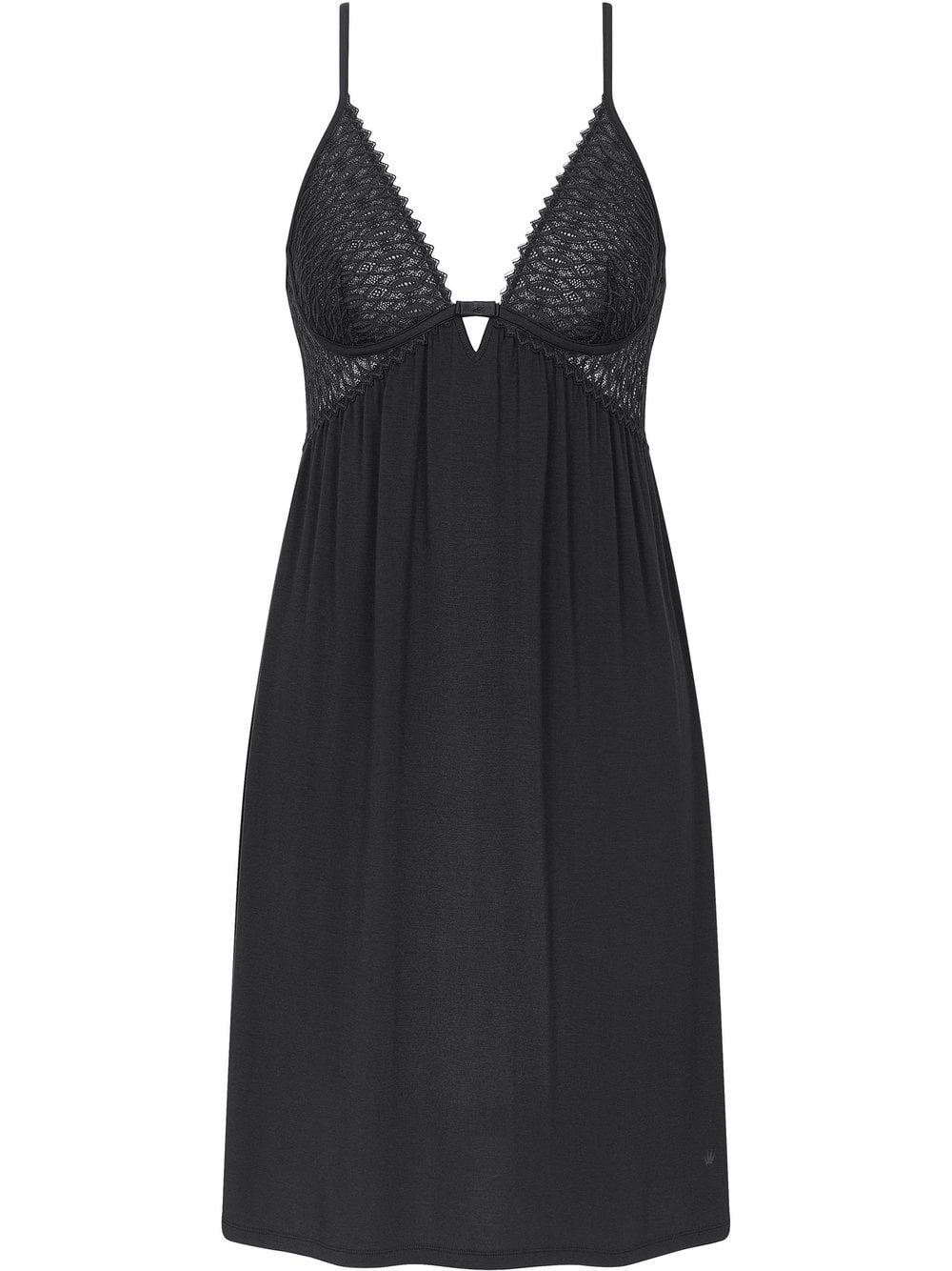 Triumph Nachthemd  Damen schwarz bedruckt, 36