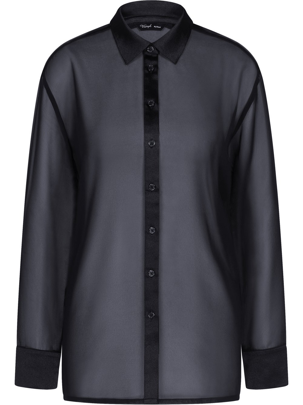 Thumbnail - Triumph Langarmbluse Damen schwarz, 42