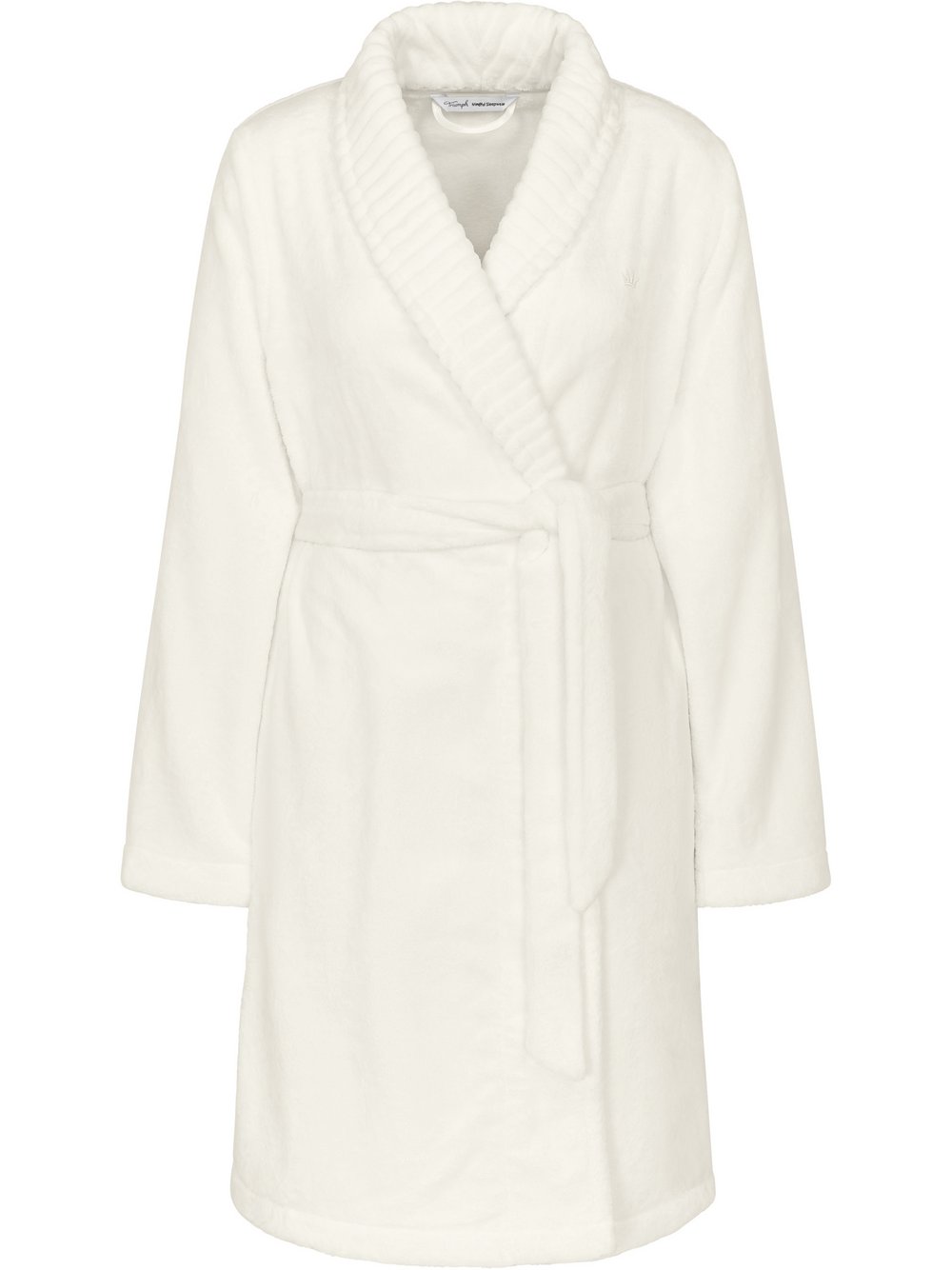 Triumph Morgenmantel Damen weiß bedruckt, 46