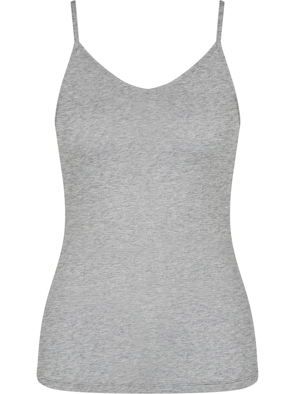 Triumph Spaghettitop  Damen Feinstrick grau, XL