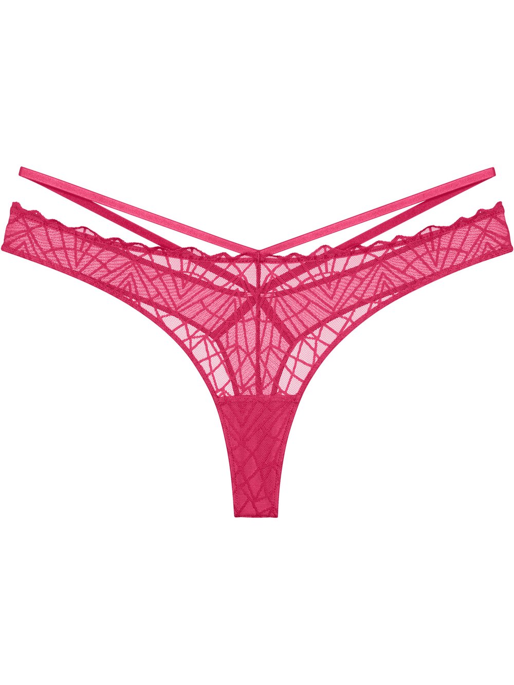 Triumph String  Damen pink bedruckt, 38