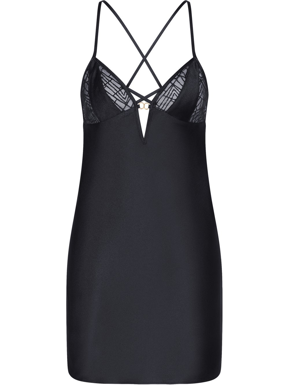 Triumph Nachthemd  Damen schwarz bedruckt, 46