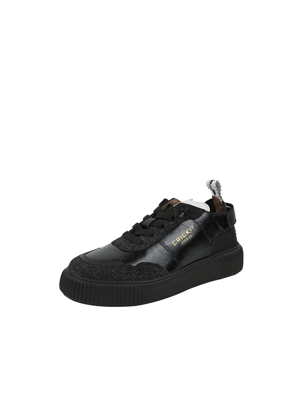 Thumbnail - Crickit Sneaker Damen Leder schwarz, 40