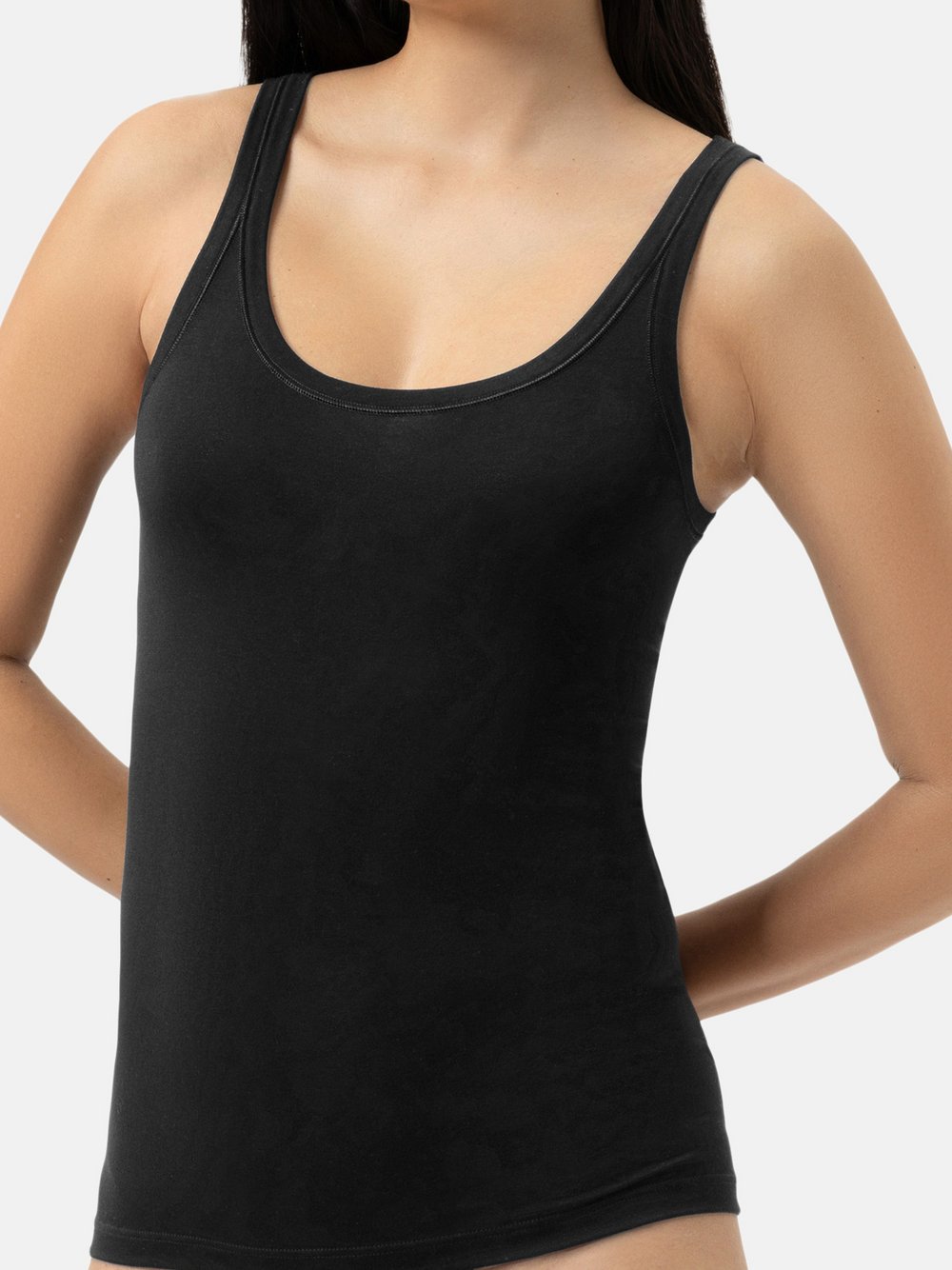 Thumbnail - Mey Unterhemd Damen Modal schwarz, L