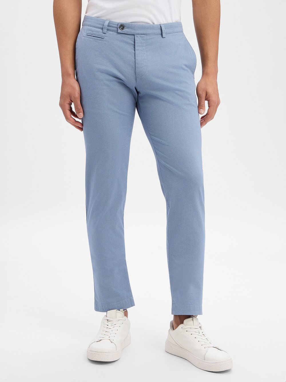 Bugatti Stoffhose Herren Baumwolle blau, 34-30