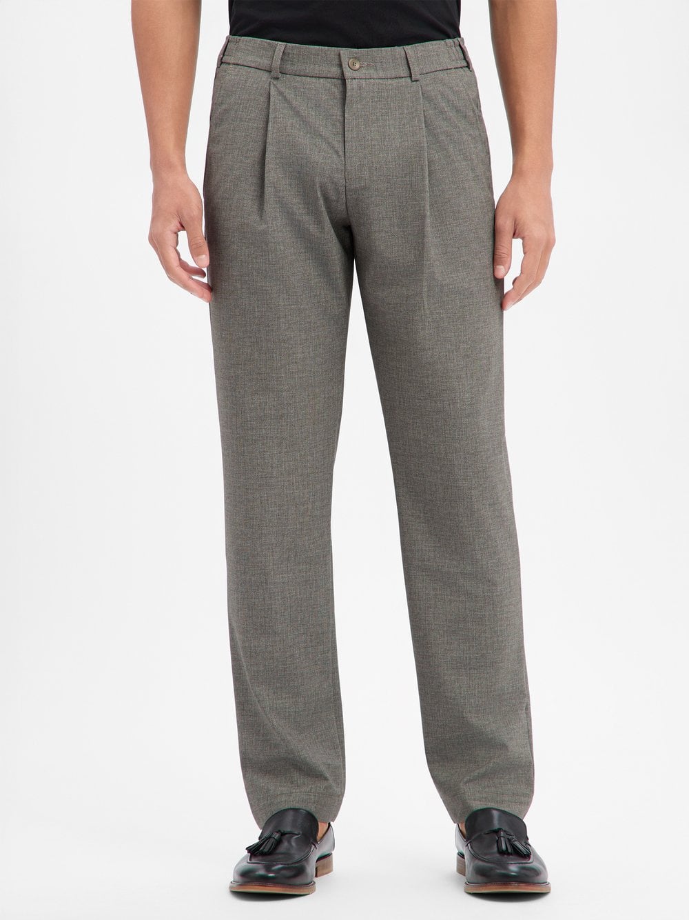 Bugatti Hose Herren grün meliert, 34-32