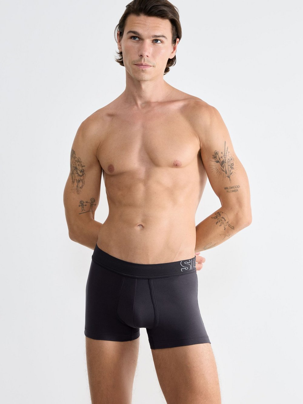 sloggi Retro Pants Herren Jersey grau, S