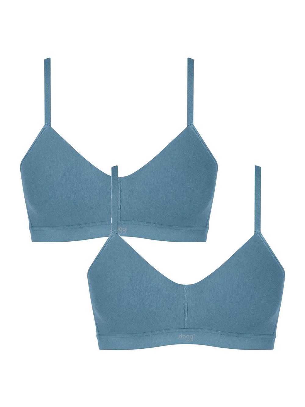 sloggi T-Shirt-BH  Damen Jersey blau, XL