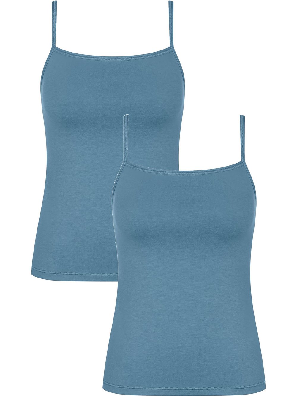 sloggi Spaghettitop Damen Jersey blau, M