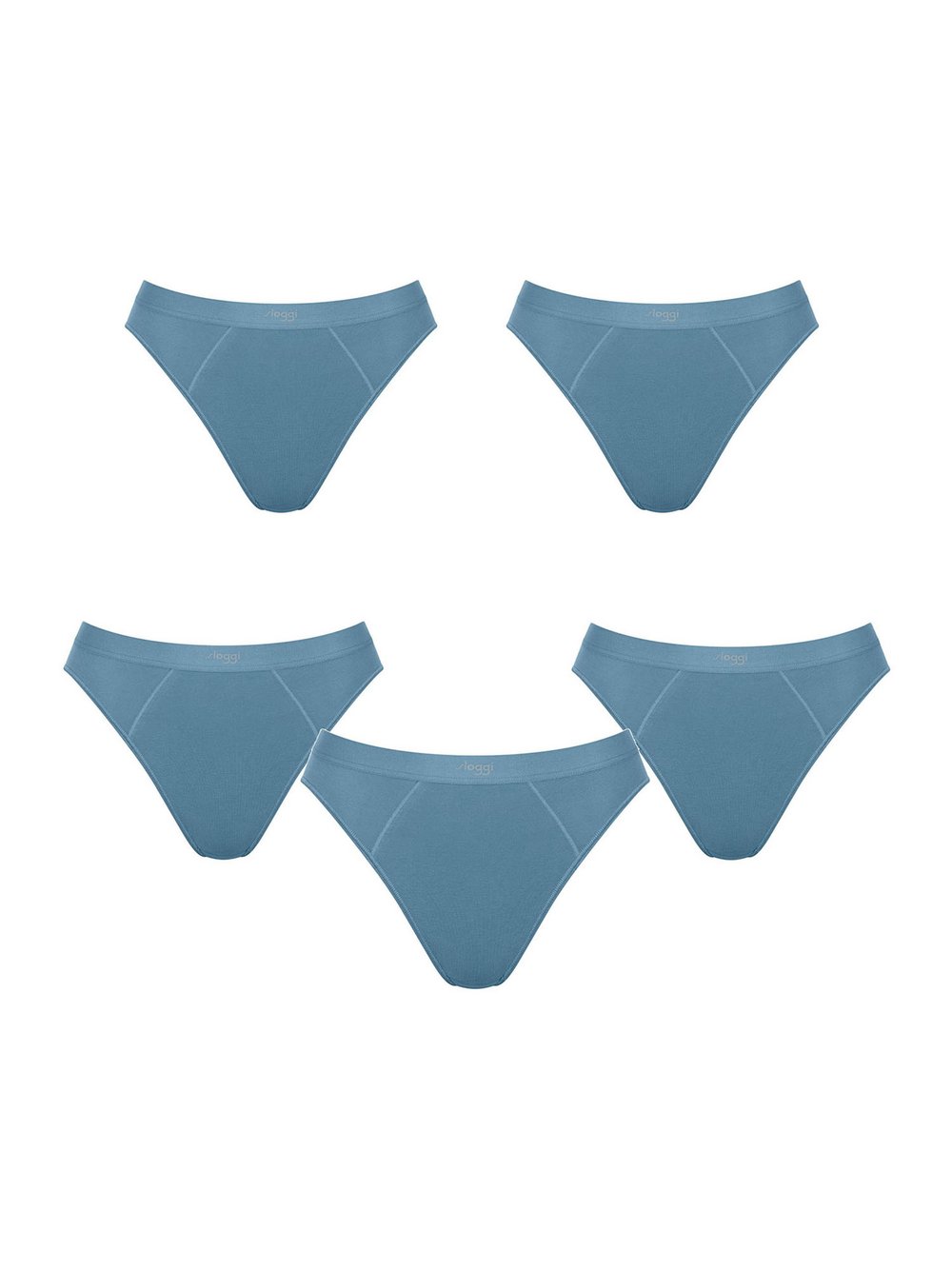 Thumbnail - sloggi Tai-Slip Damen Jersey blau, XL