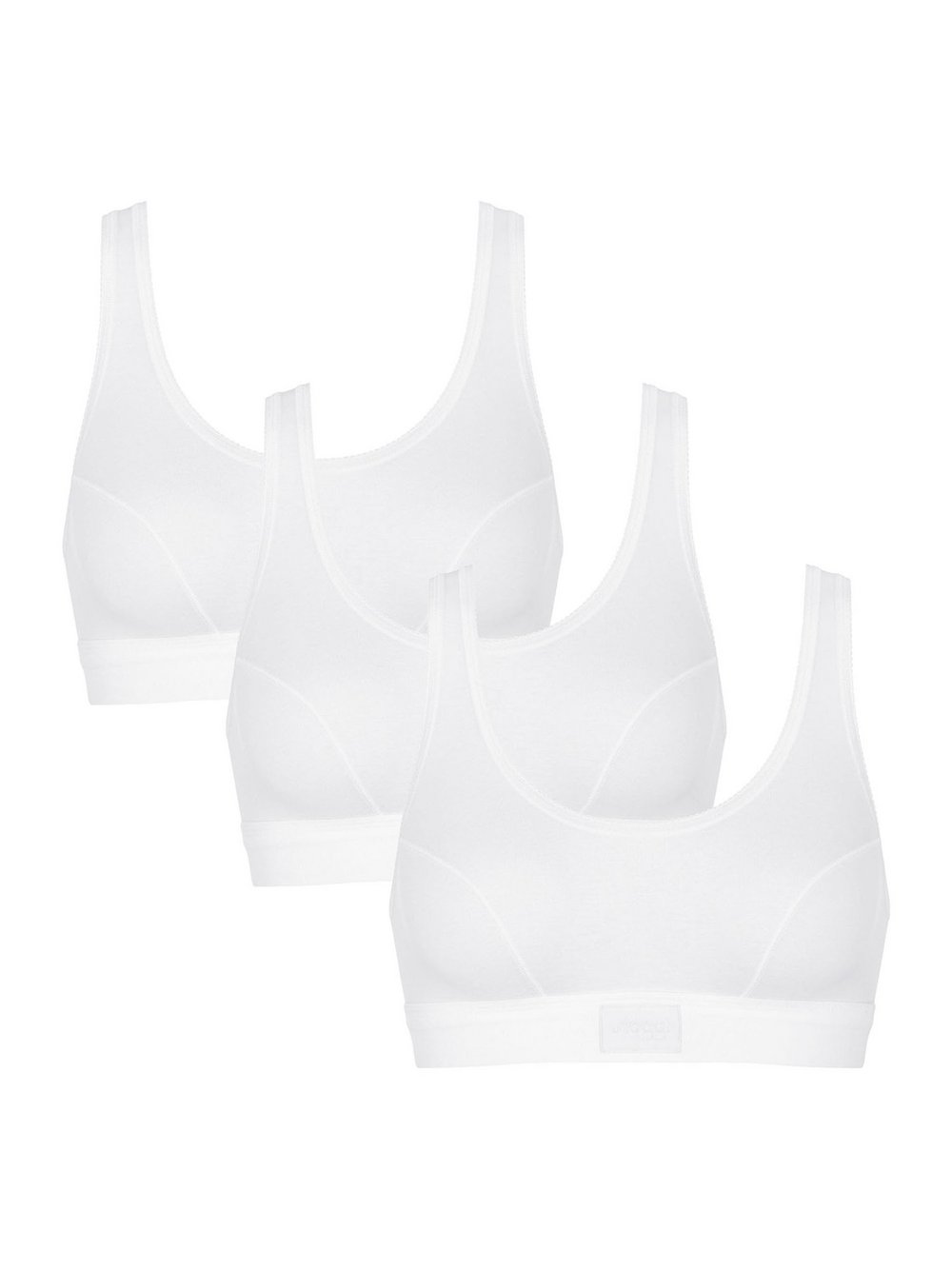 sloggi Bustier Damen Jersey weiß, 36