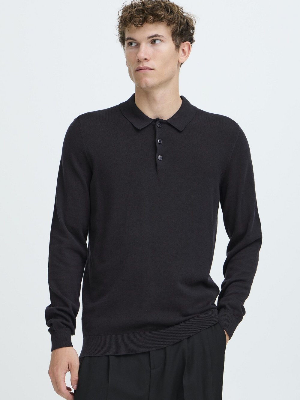 CASUAL FRIDAY Strickpullover Herren Baumwolle blau, S