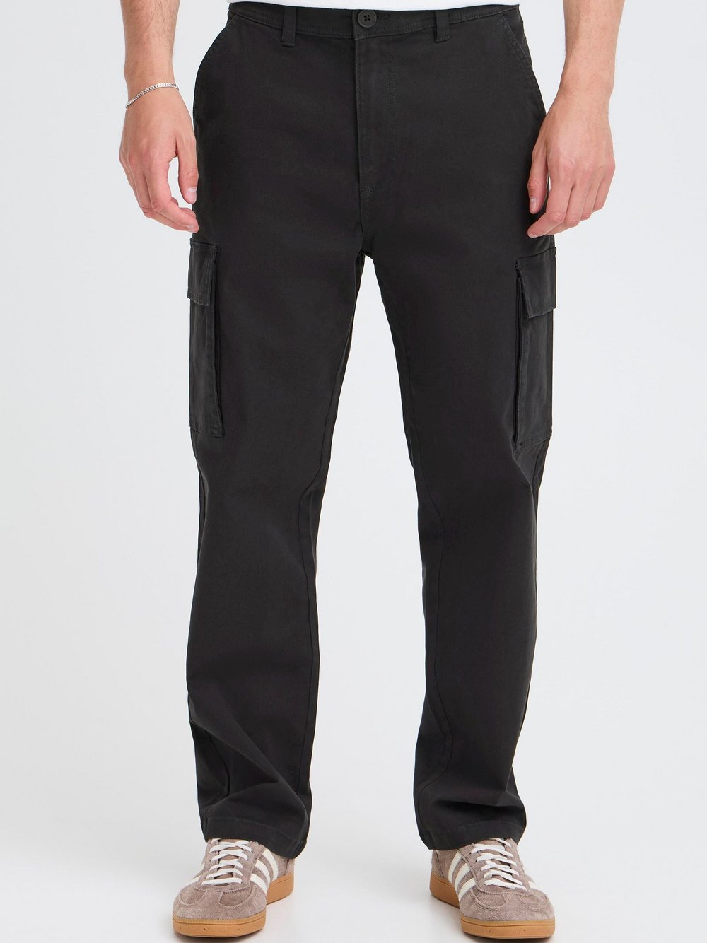 BLEND Cargohose Herren Baumwolle schwarz, 38-36