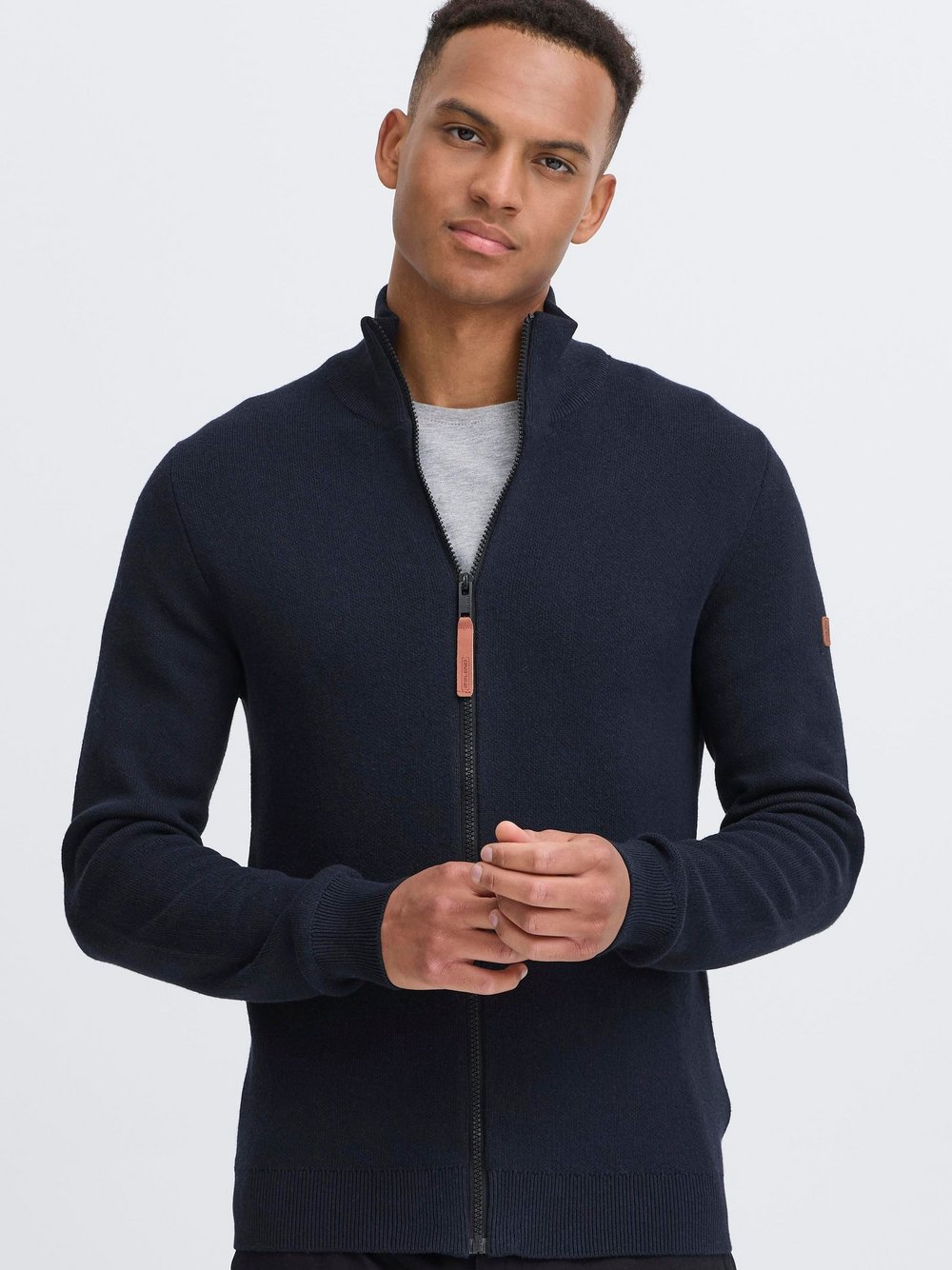 BLEND Trainingsjacke Herren Baumwolle blau, XL