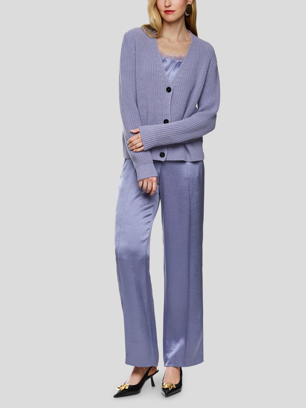 Marc Cain Cardigan Damen Baumwolle lila, 40