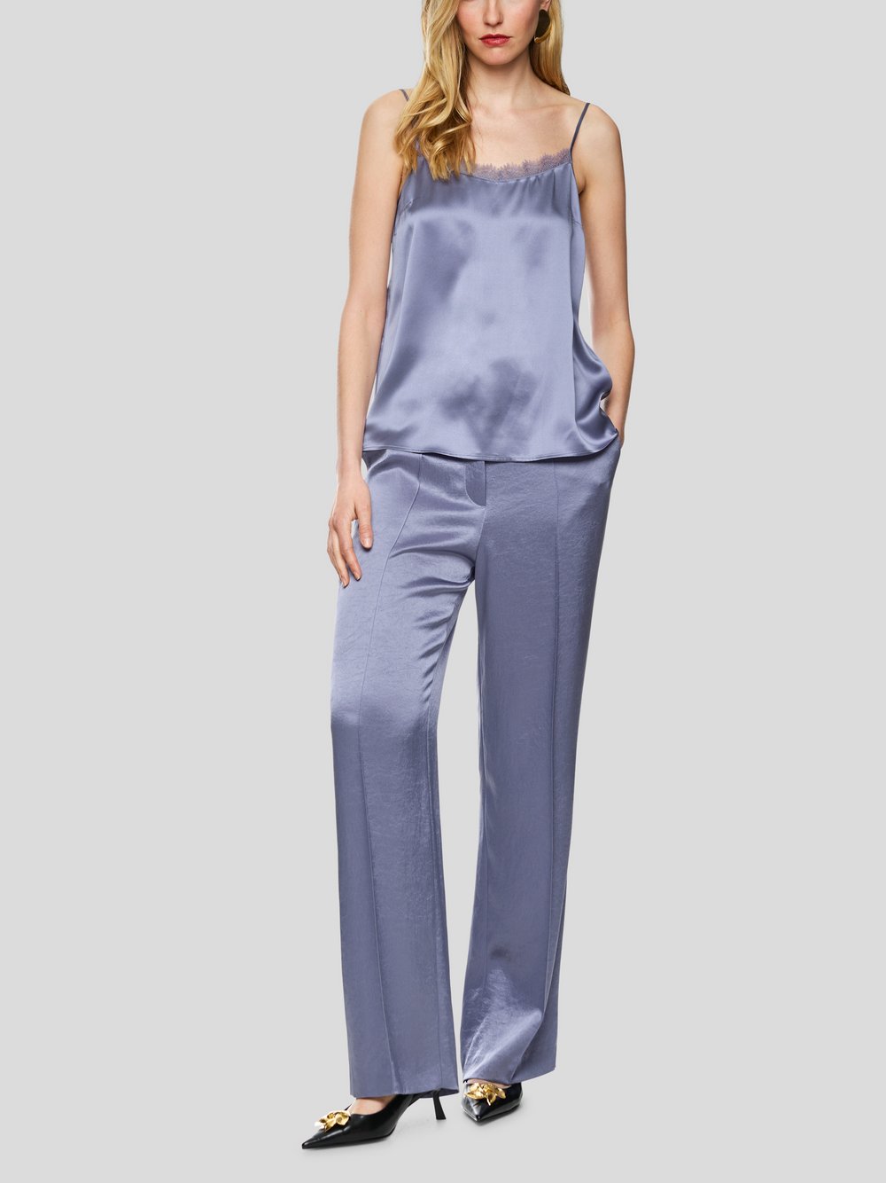 Marc Cain Top Damen Seide lila, 46