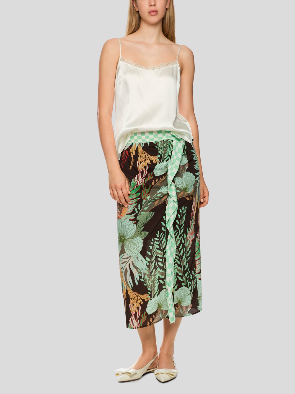 Marc Cain Top Damen Seide weiß, 34