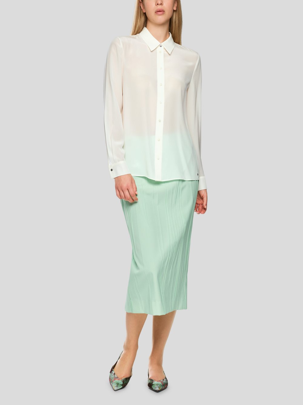 Thumbnail - Marc Cain Bluse Damen Seide weiß, 36
