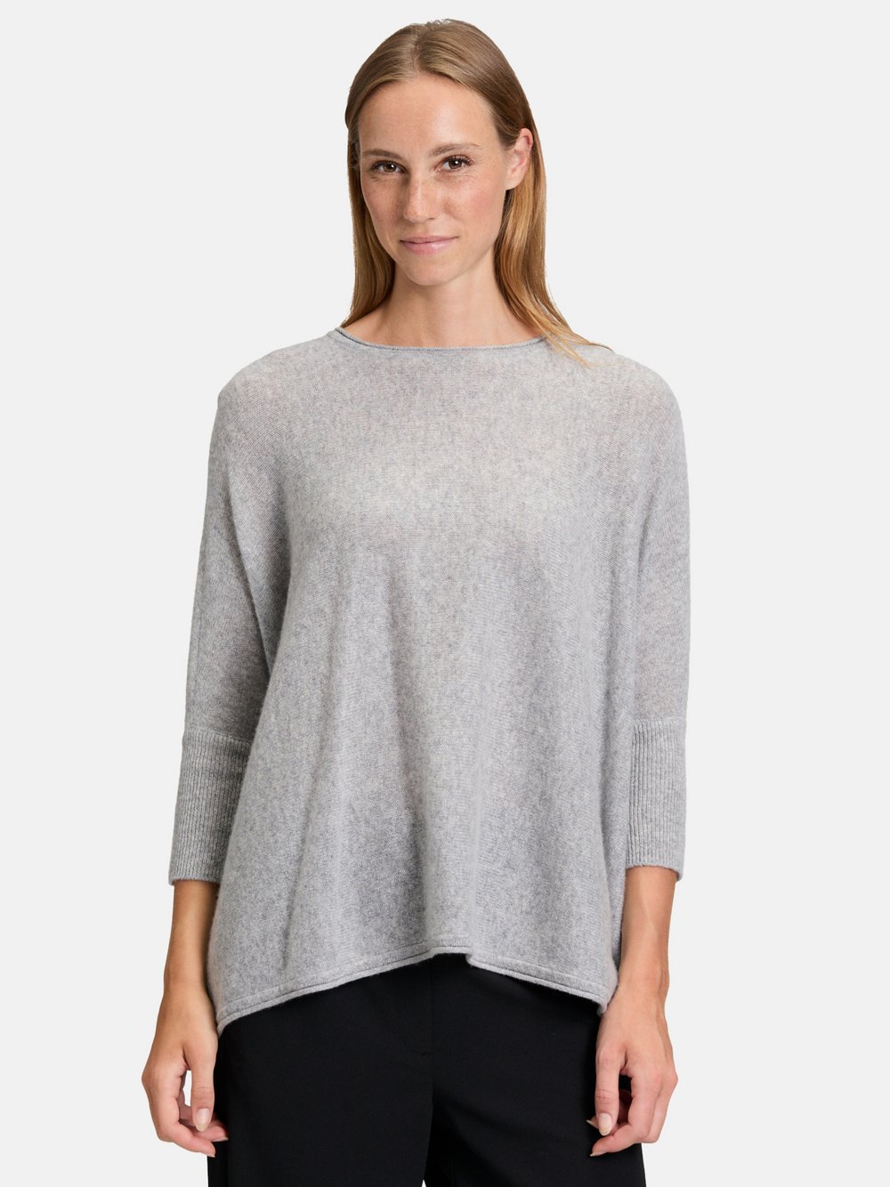 Betty Barclay Kaschmir-Pullover Damen Cashmere grau, 36
