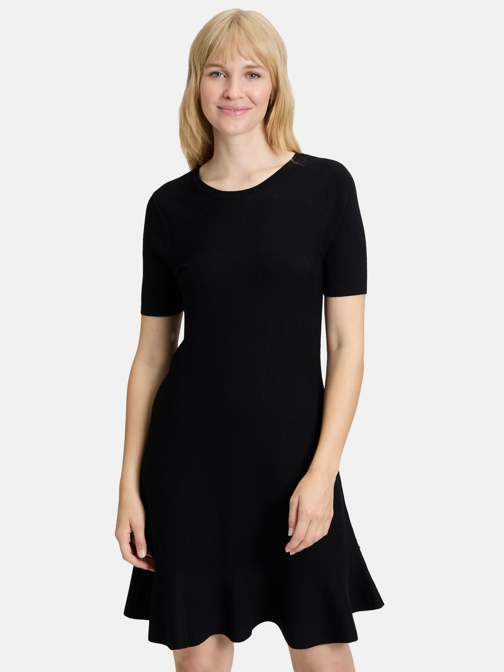 Vera Mont Strickkleid Damen Viskose schwarz, XL