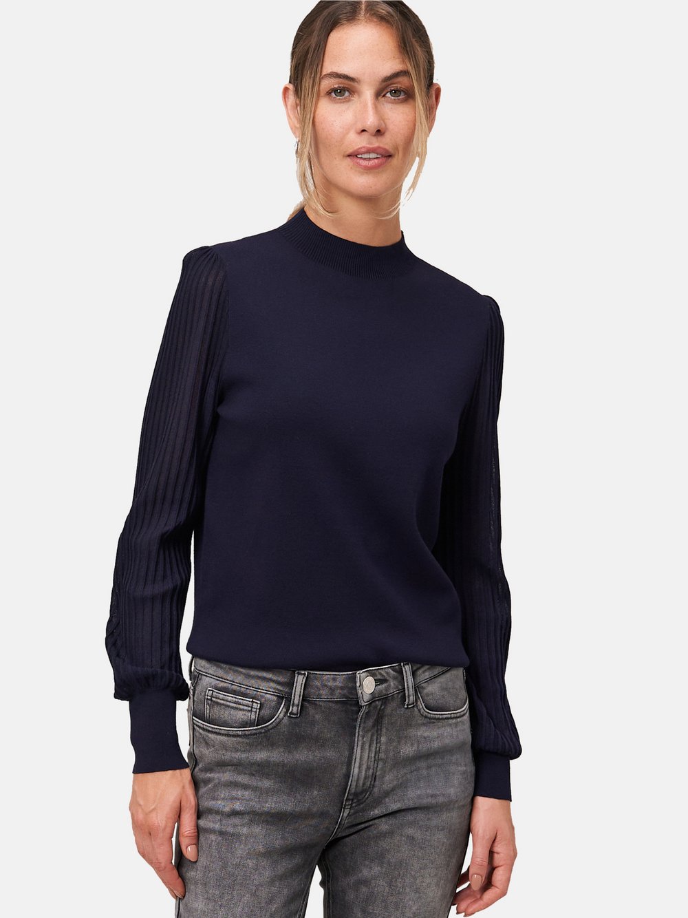 zero Strickpullover Damen Viskose blau, 36