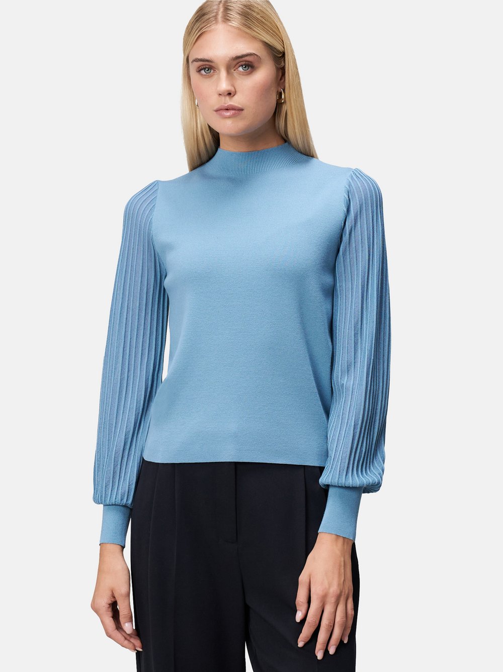 zero Strickpullover Damen Viskose blau, 34