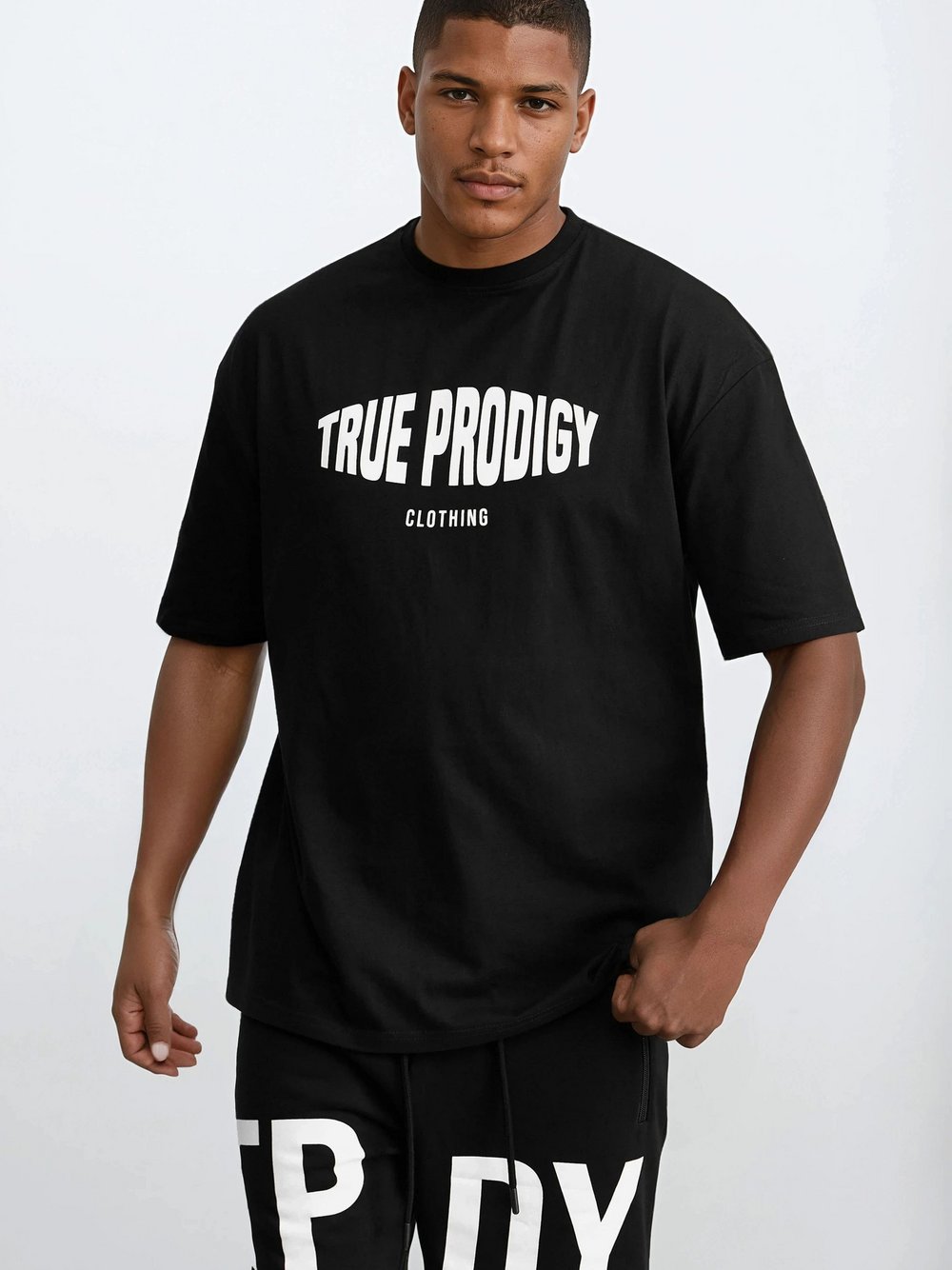 Trueprodigy T-Shirt  Herren Baumwolle schwarz, M