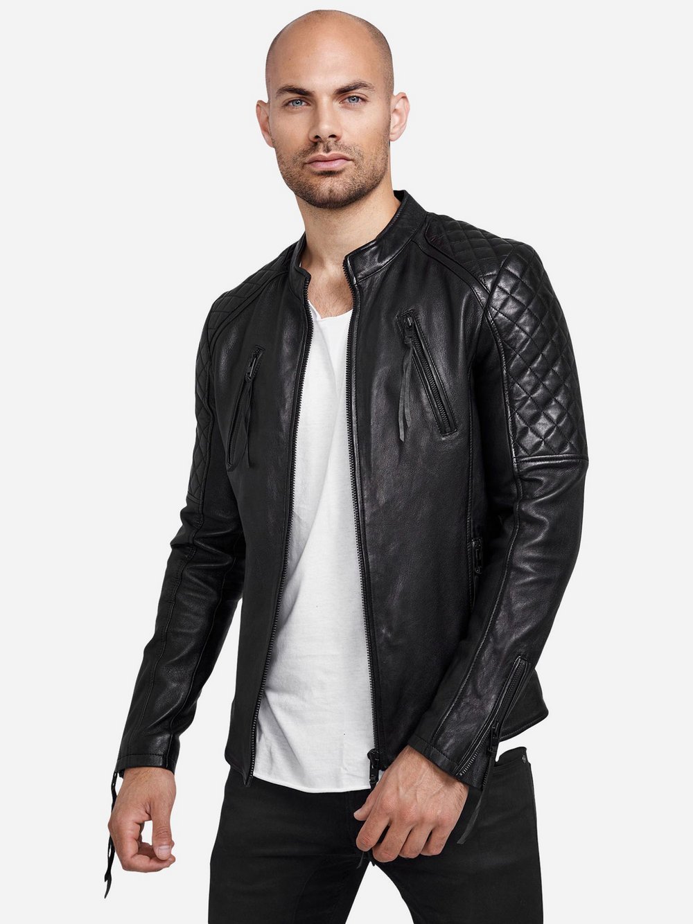 Trueprodigy Lederjacke  Herren schwarz, XXL