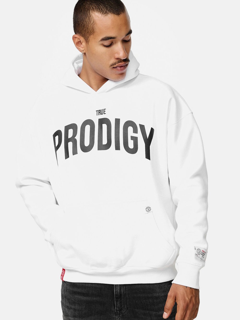 Trueprodigy Sweatshirt  Herren Baumwolle weiß, L