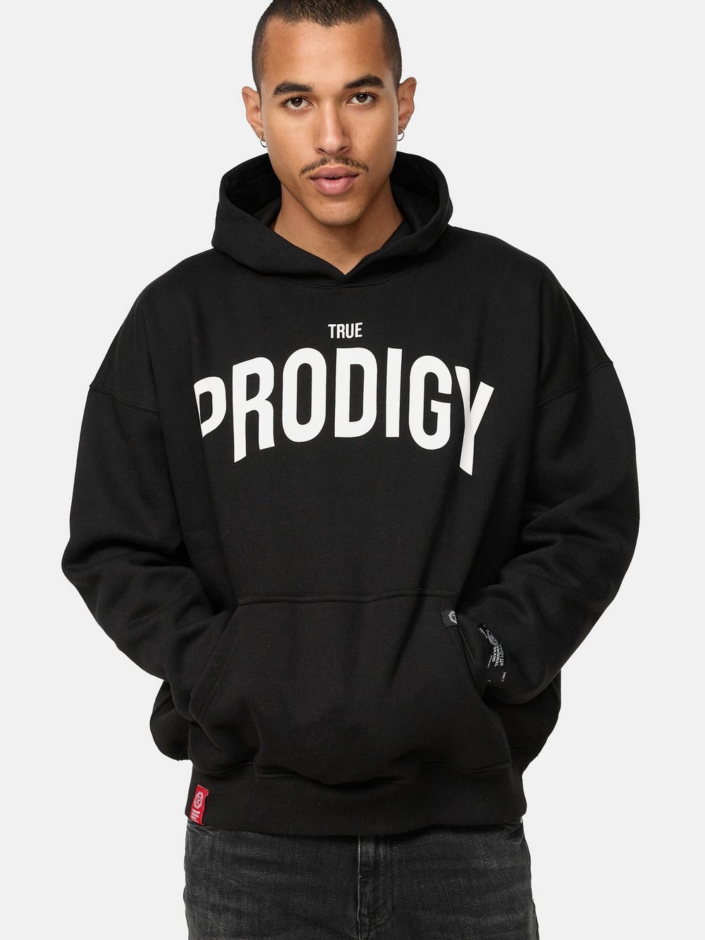 Trueprodigy Sweatshirt  Herren Baumwolle schwarz, S