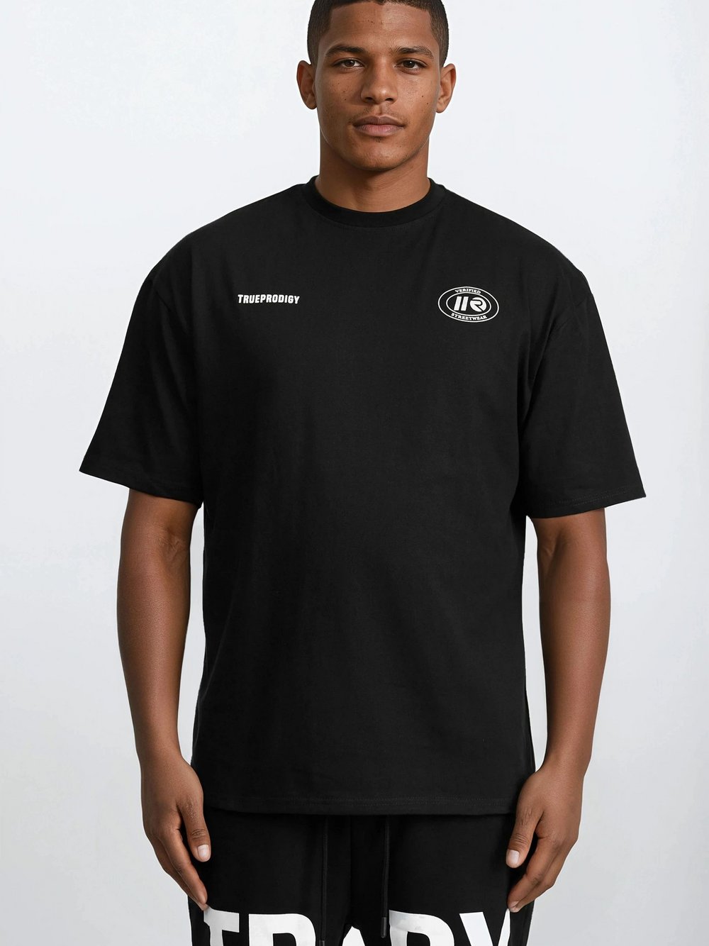 Trueprodigy Oversize-Shirt  Herren Baumwolle schwarz, L