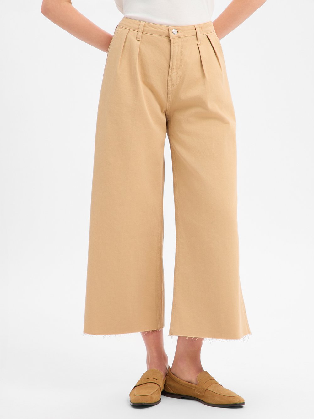 Joop Jeans Dżinsy o szerokim kroju - Elise Kobiety Bawełna (100%) brązowy