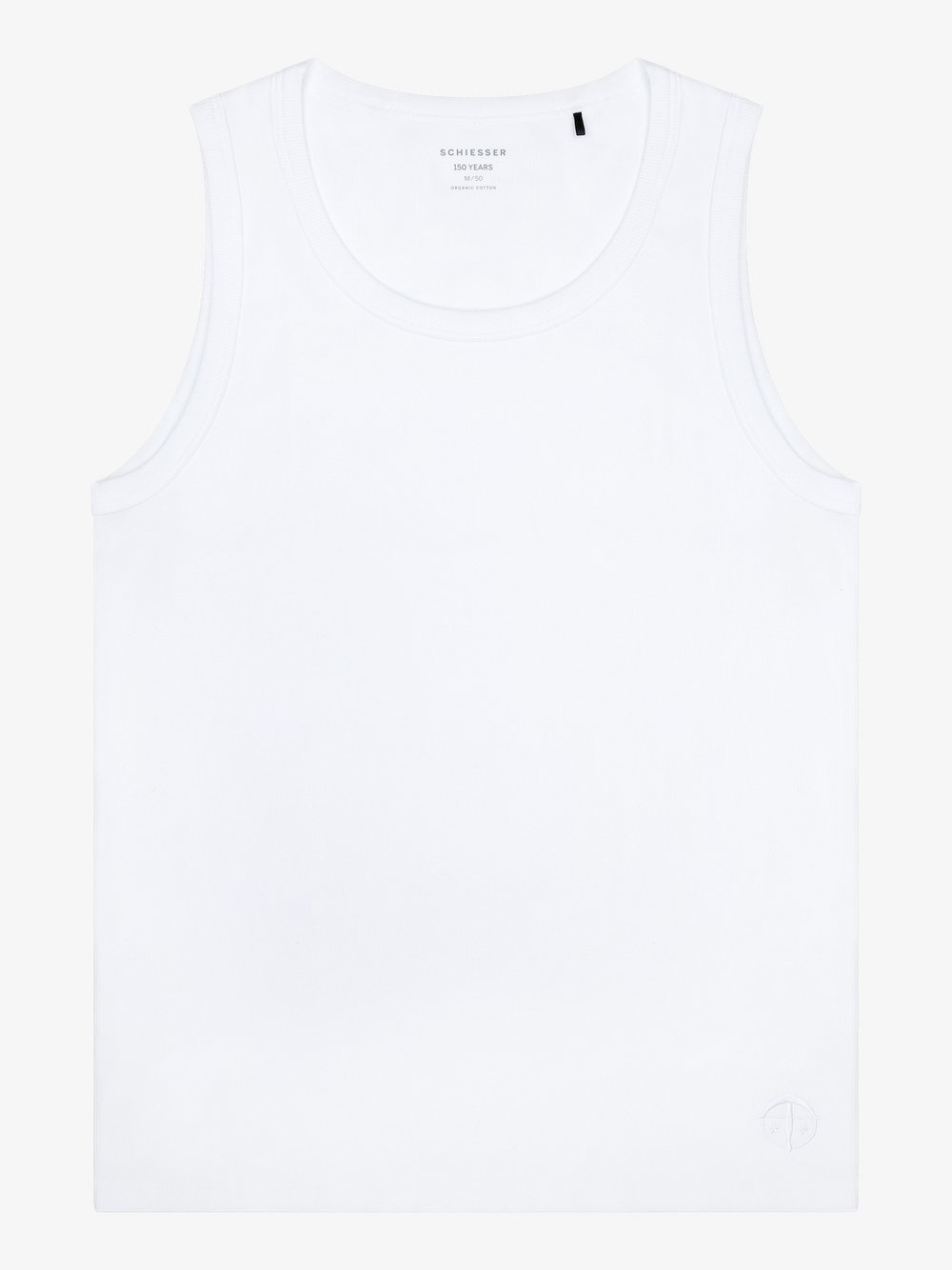 Thumbnail - Schiesser Tanktop Herren Jersey weiß, 48