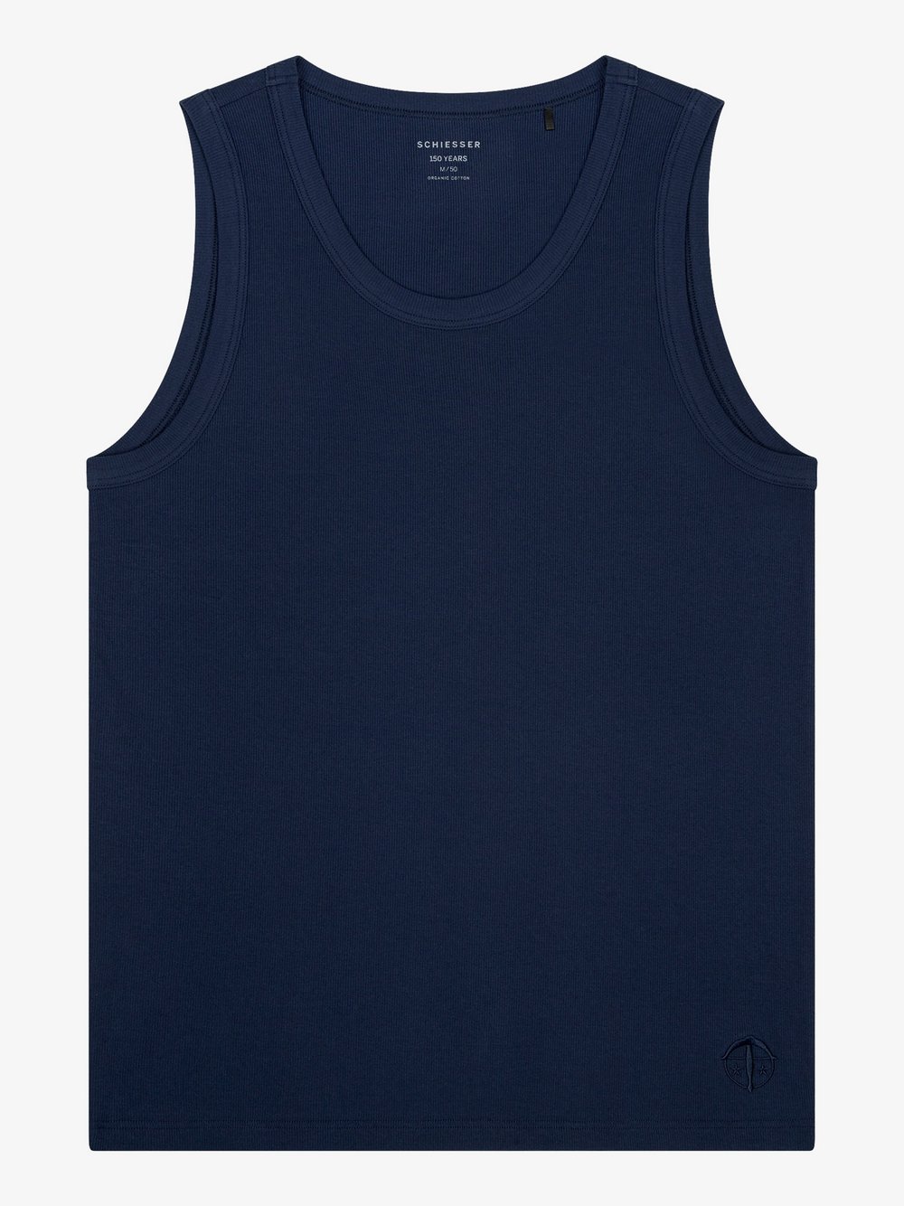 Thumbnail - Schiesser Tanktop  Herren Jersey blau, 54