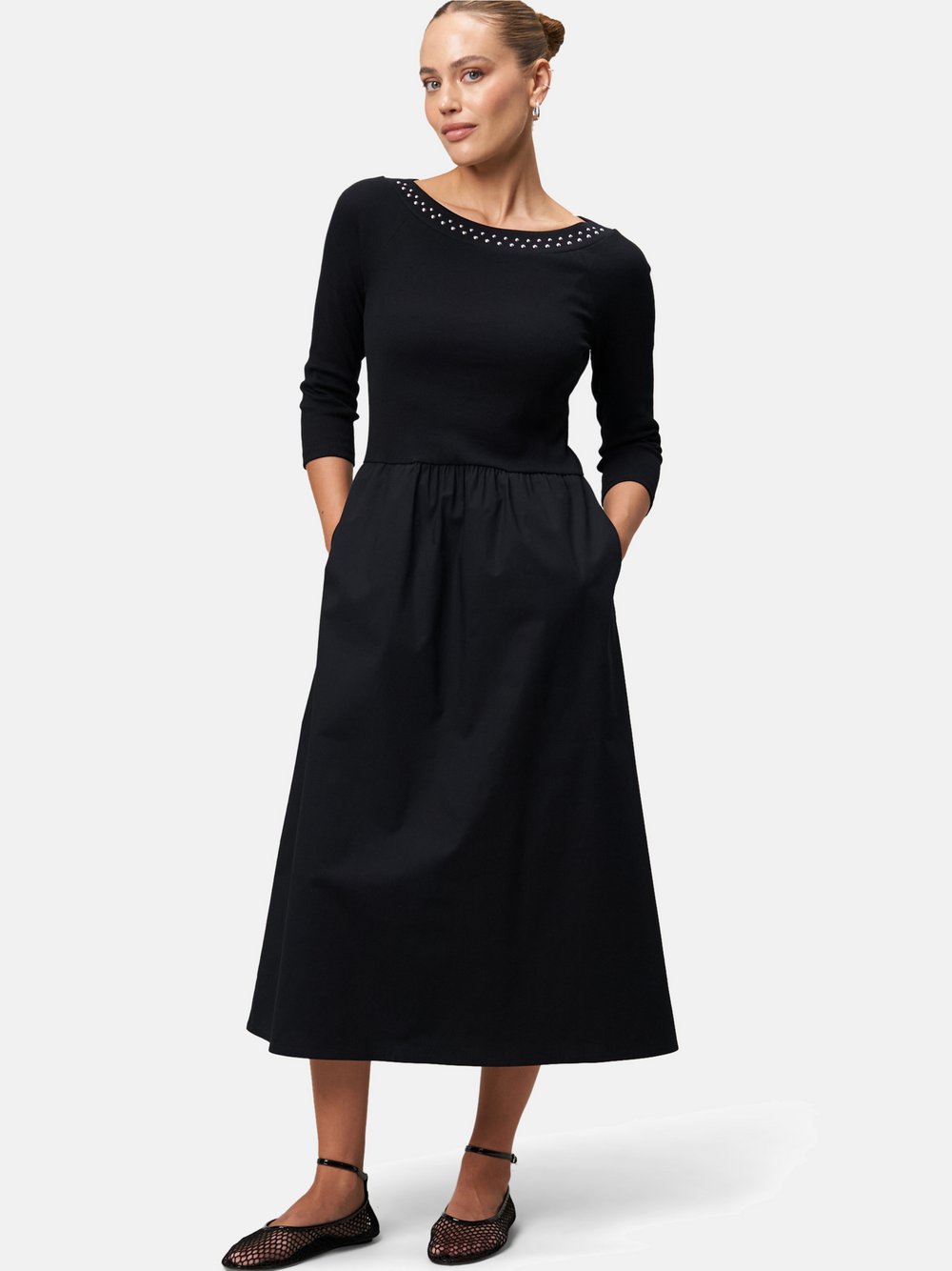 zero Midikleid Damen schwarz, 34