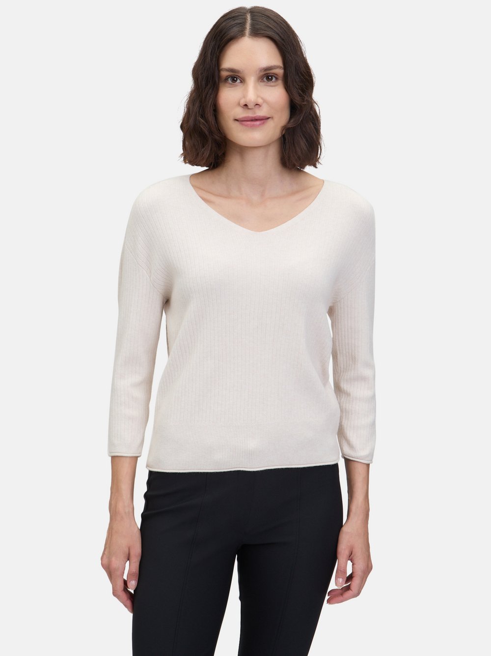 Betty Barclay Feinstrickpullover Damen Viskose beige, 36