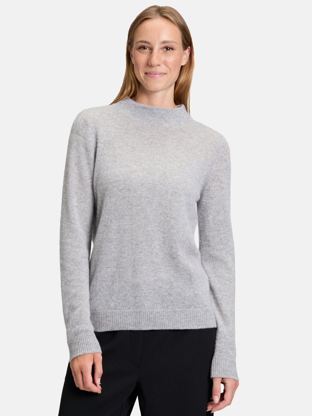 Betty Barclay Kaschmir-Pullover Damen Cashmere grau, 36
