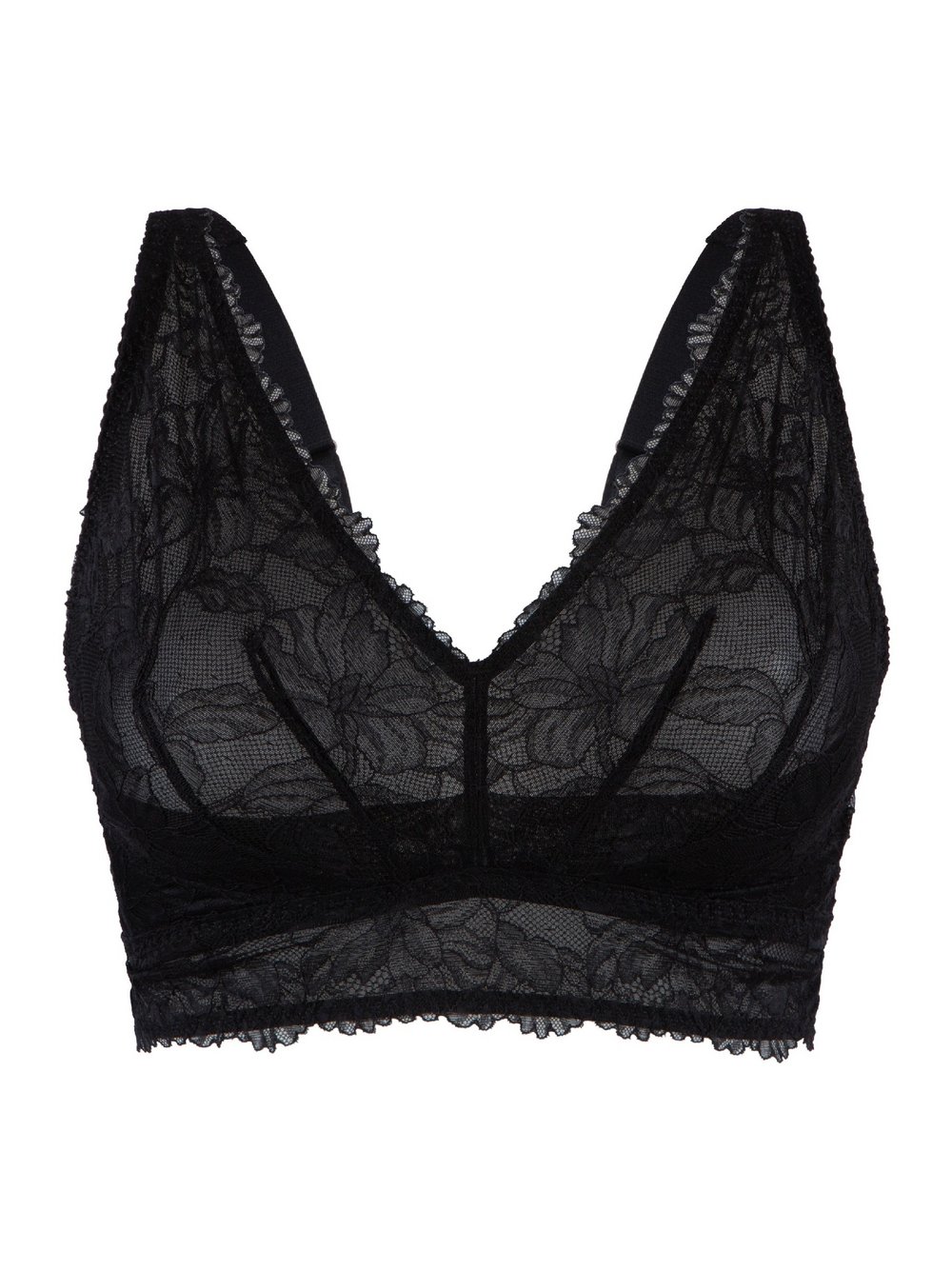 LingaDore Bralette Damen Polyamid schwarz, 80C