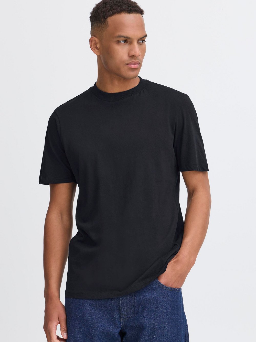 Thumbnail - BLEND Rundhalsshirt Herren Baumwolle grün, XL