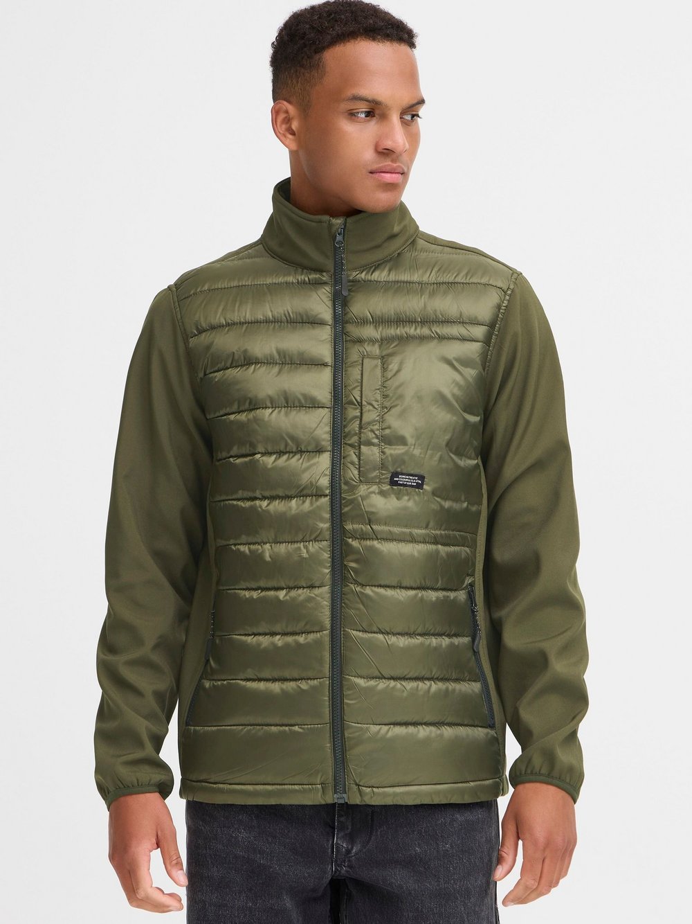 BLEND Steppjacke Herren grün, XL
