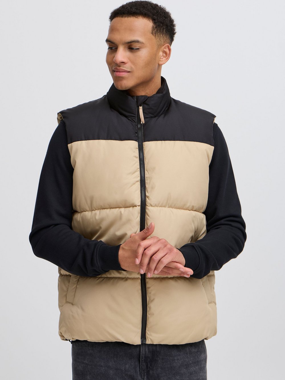 Thumbnail - BLEND Steppweste Herren braun, XXXL