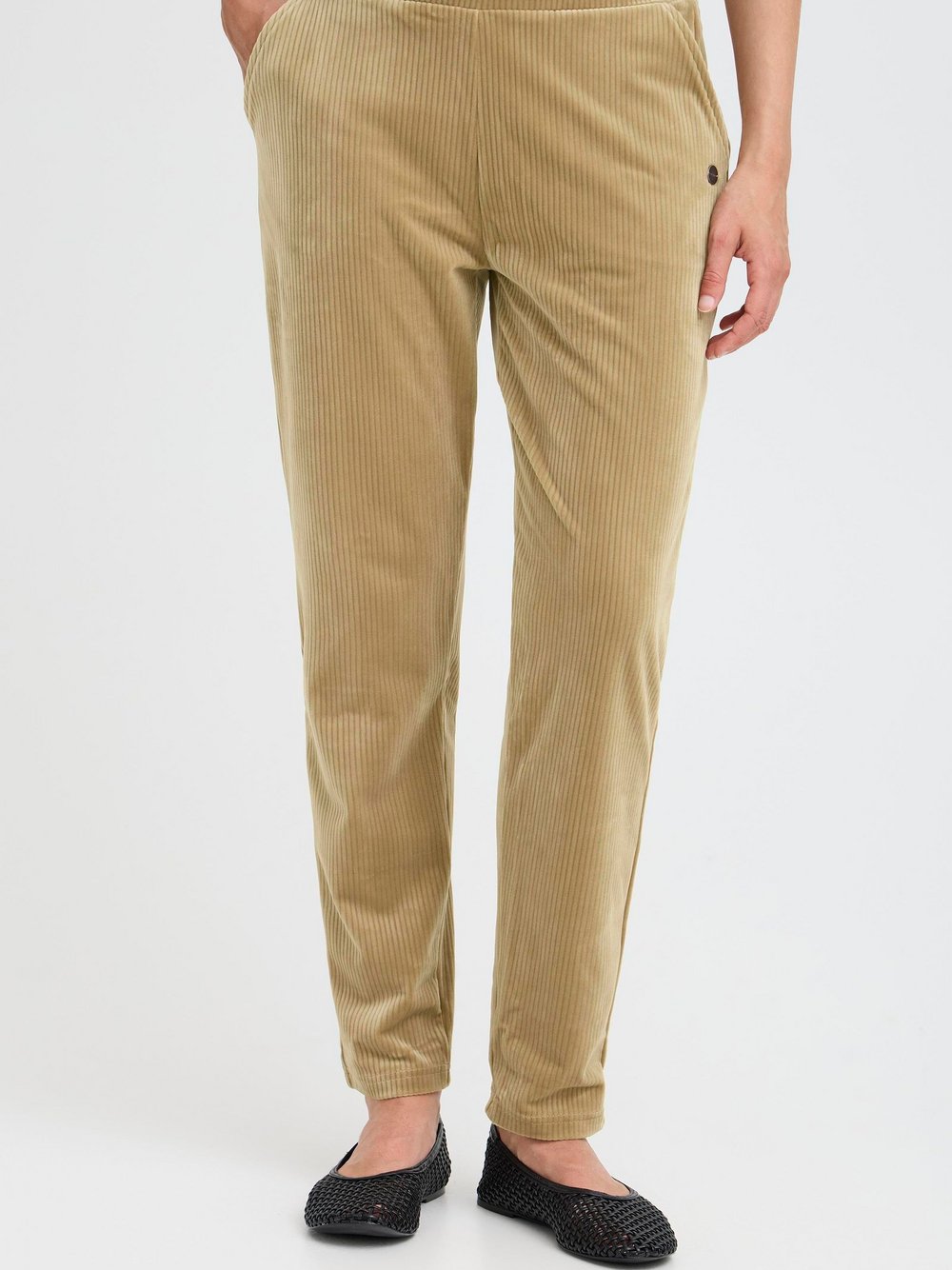 OXMO Chinohose Damen braun, XXL