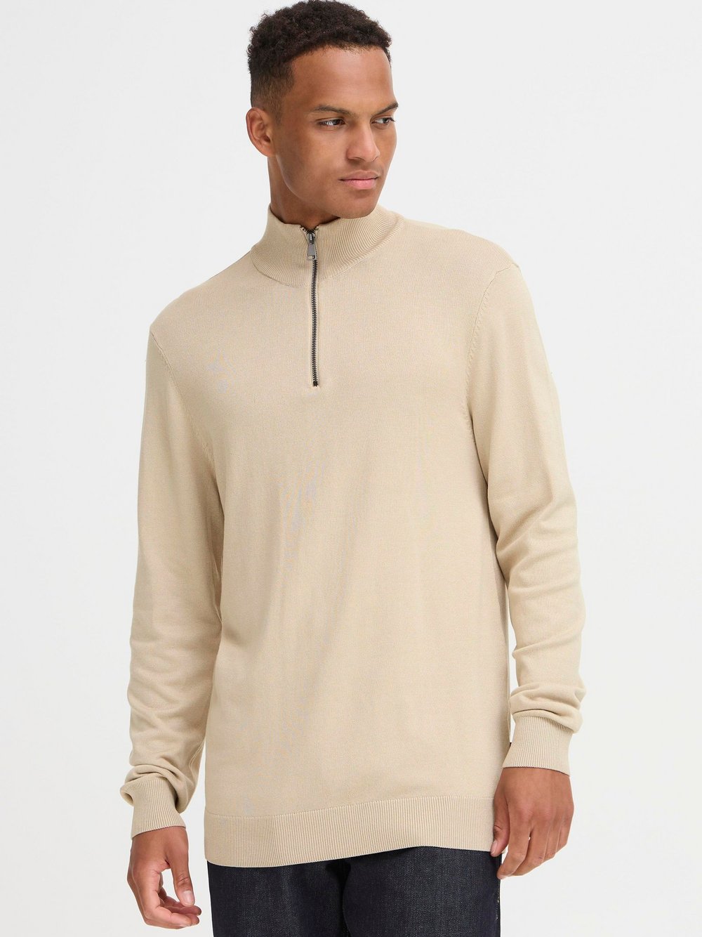 BLEND Troyer Herren Viskose beige meliert, XXXL