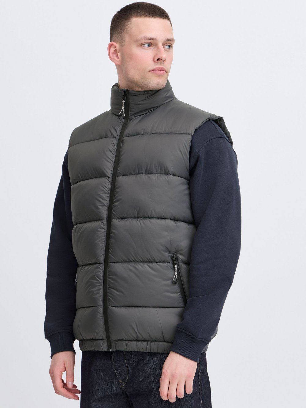 BLEND Steppweste Herren grau, XXXL
