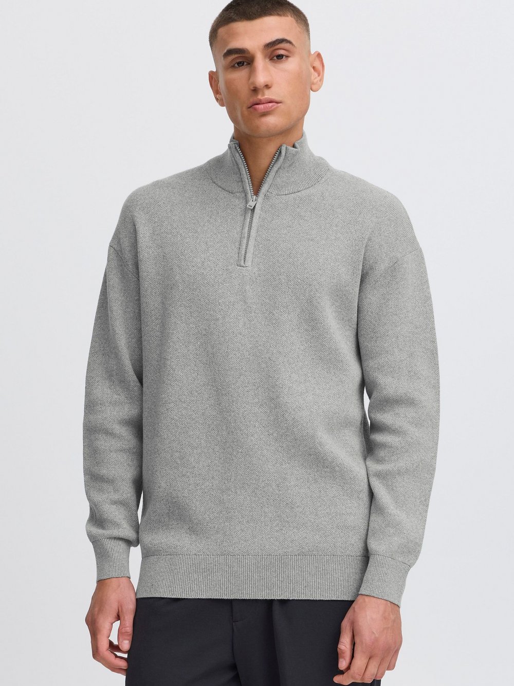 Solid Troyer Herren Baumwolle grau, XXXL